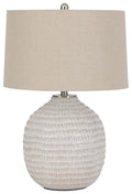 Jamon - Ceramic Table Lamp  - Beige
