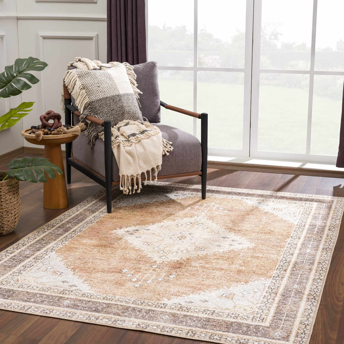 Albas Washable Area Rug