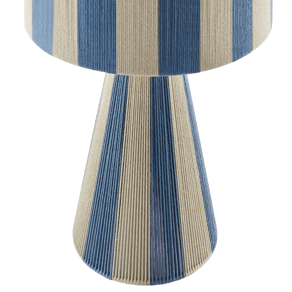 Renae Handwoven Cotton Thread Striped Table Lamp by Modway
