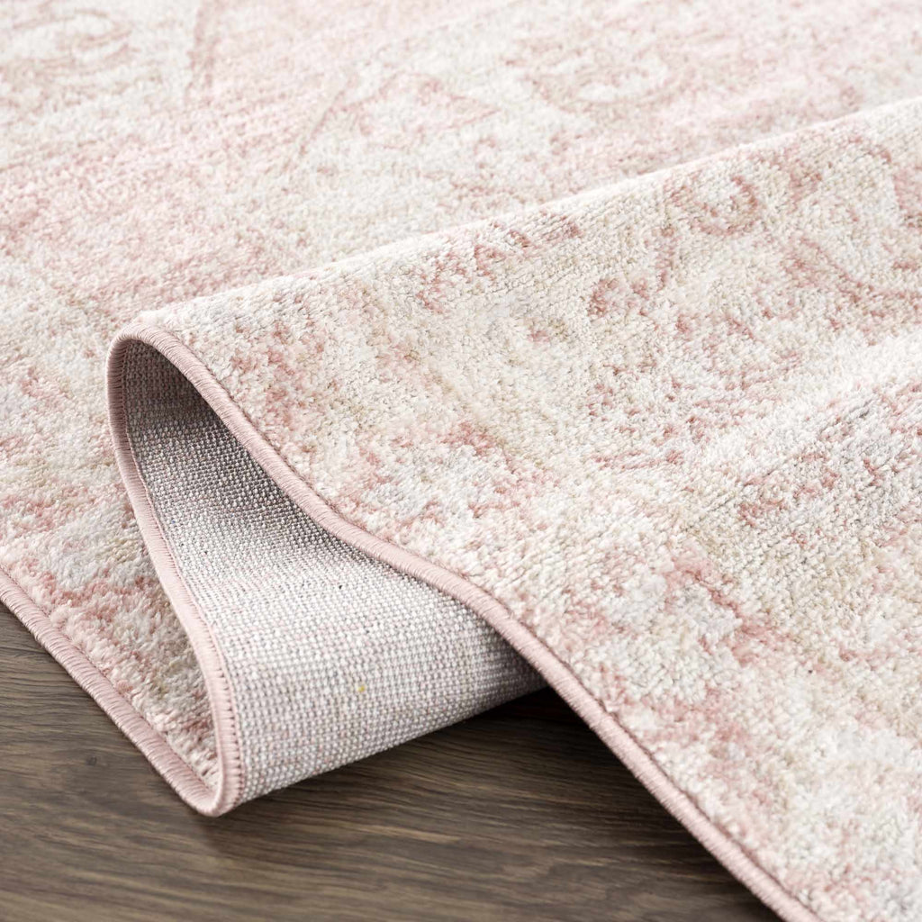 Snead Pink Floral Rug